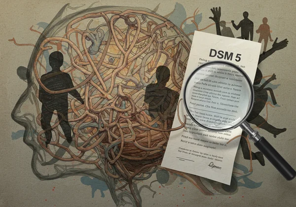 Conceptual image representing NPD diagnosis and complexity
