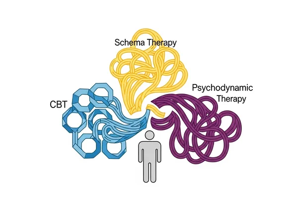 Different therapeutic approaches represented visually