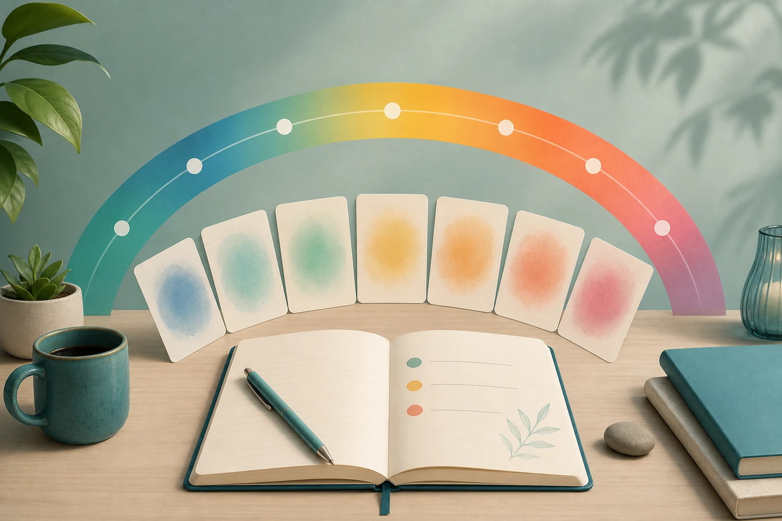 Spectrum reflection cards